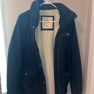 Hollister Sherpa Lined Jacket w/ Hood